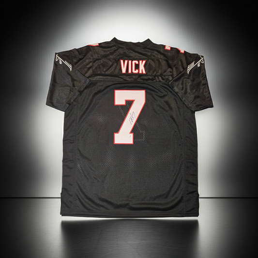 Michael Vick Atlanta Falcons autographed football jersey PAAS COA (XL)