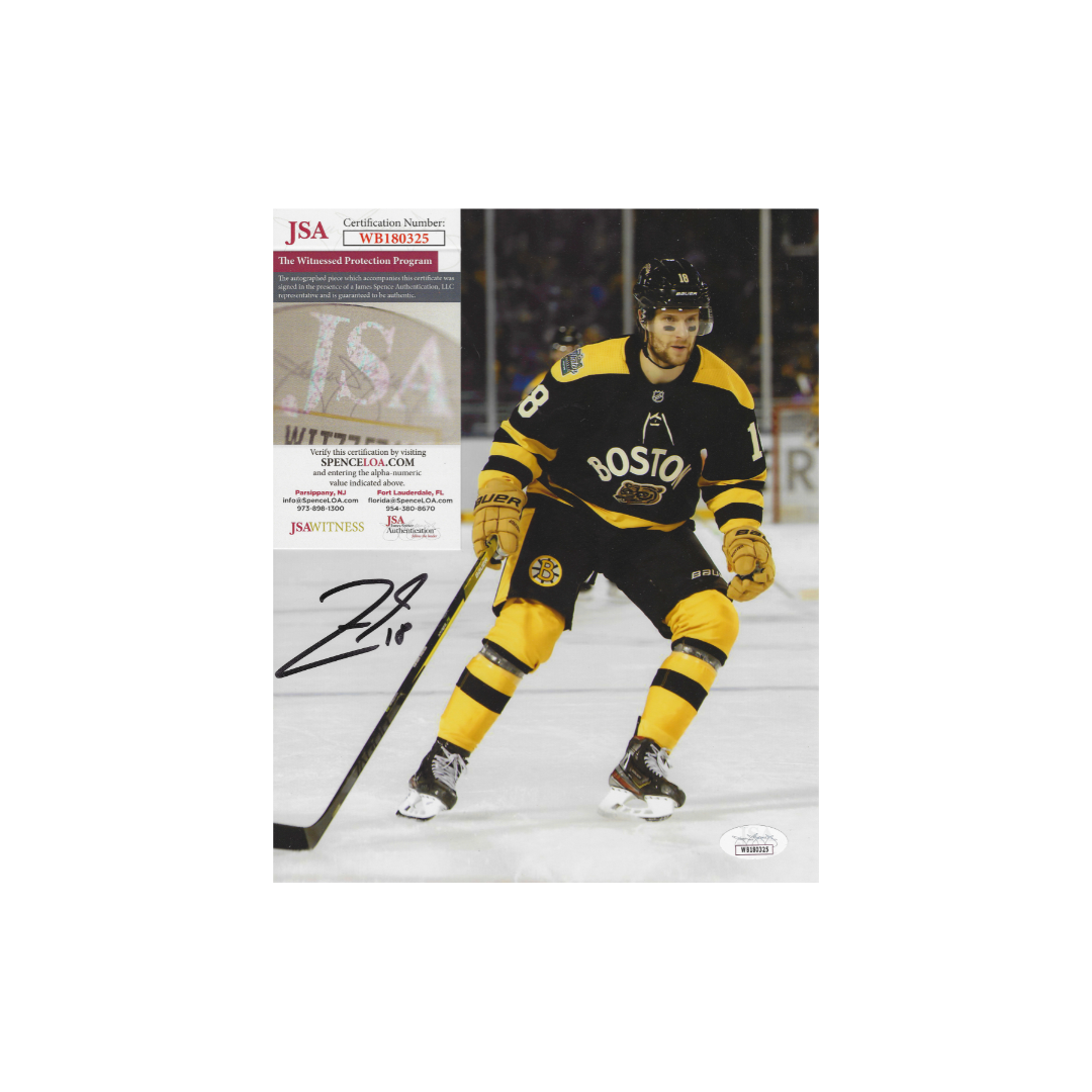 Pavel Zacha Boston Bruins Autographed 8x10 Photo With COA - Fan Freaks