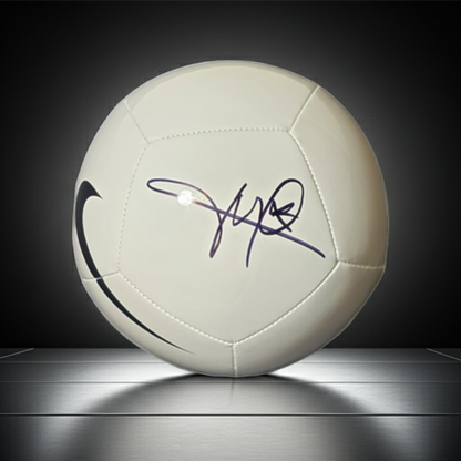 Kylian Mbappé Real Madrid autographed Nike soccer ball with COA, product image