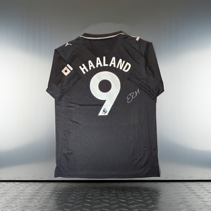 Erling Haaland Manchester City autographed soccer jersey with COA, product image