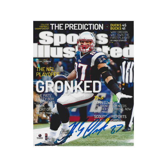 Rob Gronkowski New England Patriots Autographed 8x10 Photo coa - Fan Freaks
