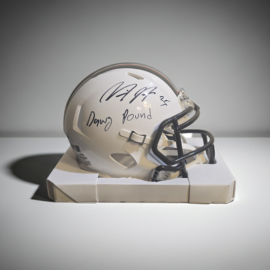 Nick Needham Cleveland Browns Autographed Riddell Mini-Helmet coa