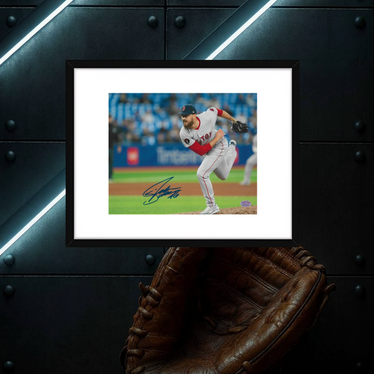John Schreiber Boston Red Sox Autographed 8x10 Photo coa W/Frame