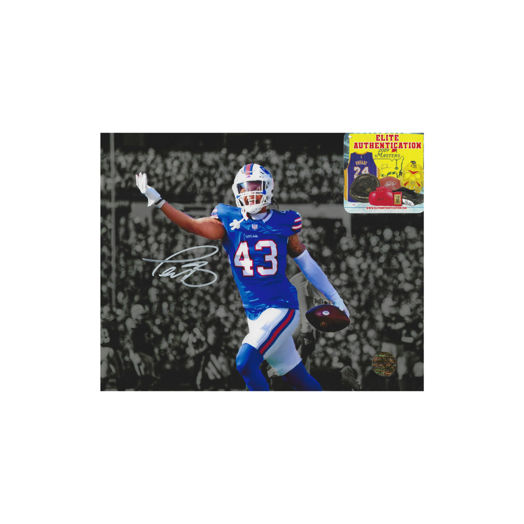 TERREL BERNARD SIGNED 8X10 PHOTO BUFFALO BILLS WITH COA - Fan Freaks