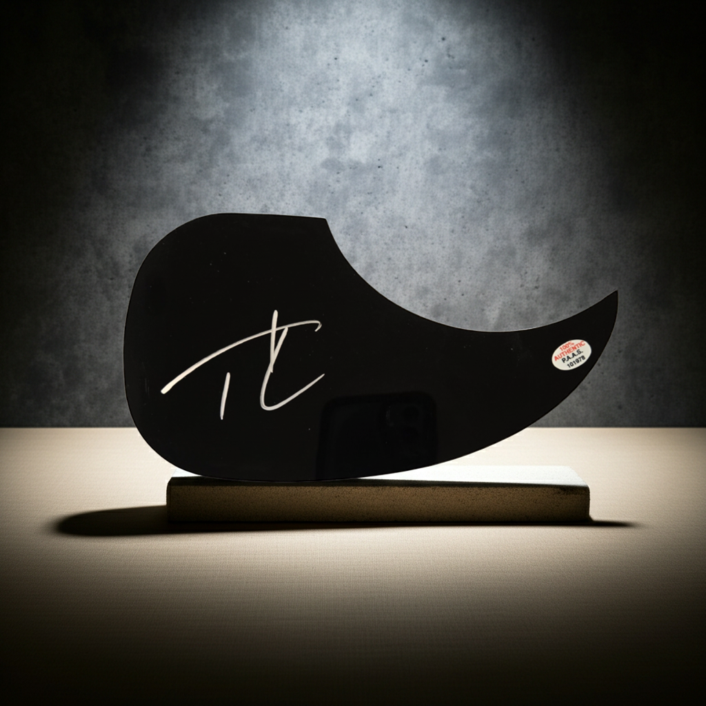 Tim McGraw signed autographed guitar pick guard PAAS COA