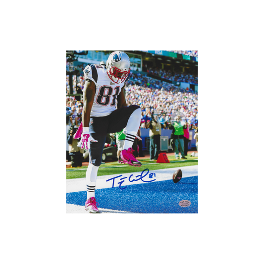 Tim Wright New England Patriots Autographed 8x10 Photo With COA - Fan Freaks
