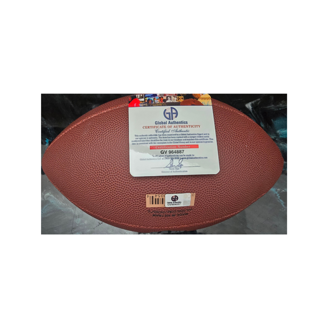Tua Tagovailoa Miami Dolphins Autographed Wilson Football coa - Fan Freaks
