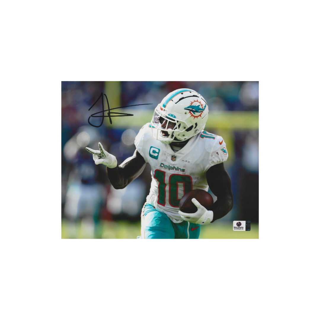 Tyreek Hill Miami Dolphins Autographed 8x10 Photo coa - Fan Freaks