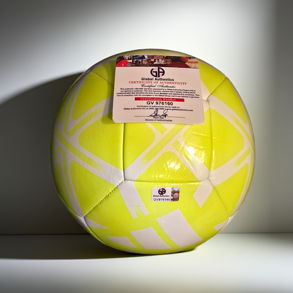 Lionel Messi Inter Miami CF Autographed Adidas Soccer Ball coa