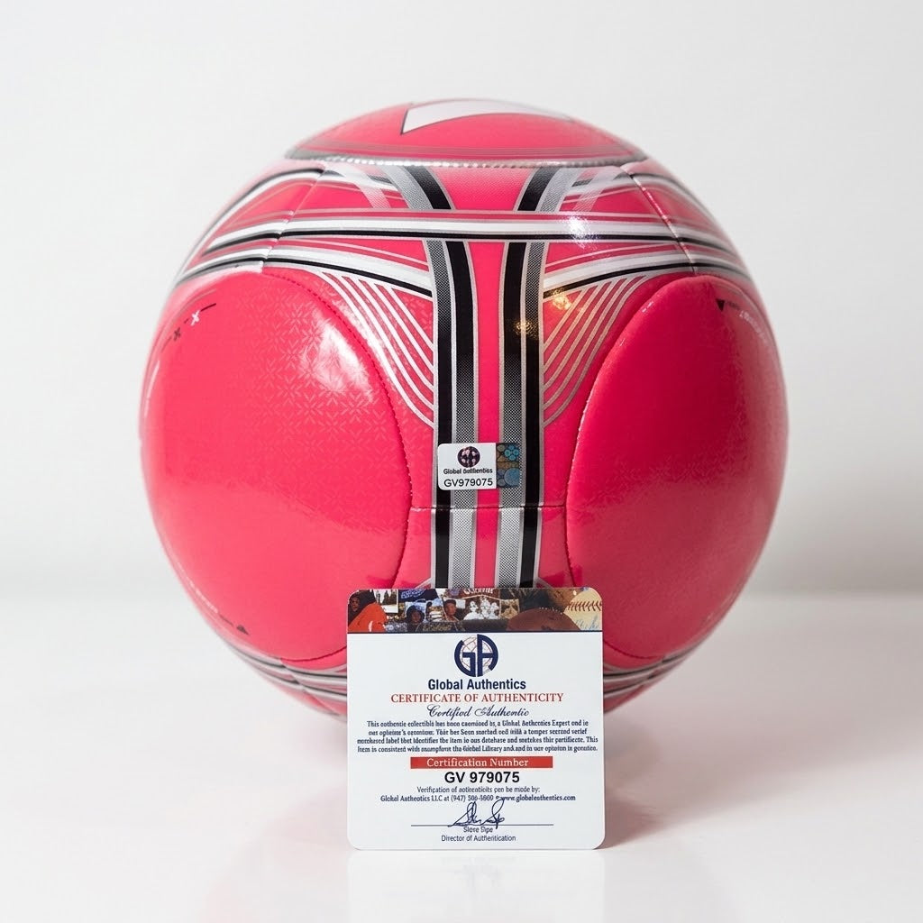 Lionel Messi Inter Miami CF signed Adidas soccer ball, Global Authentics authenticated collectible additional image