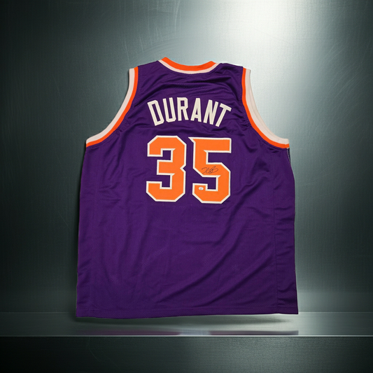 Kevin Durant of the Phoenix Suns autographed basketball jersey COA
