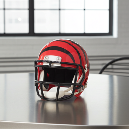 Joe Burrow signed Cincinnati Bengals mini helmet, alternate product view