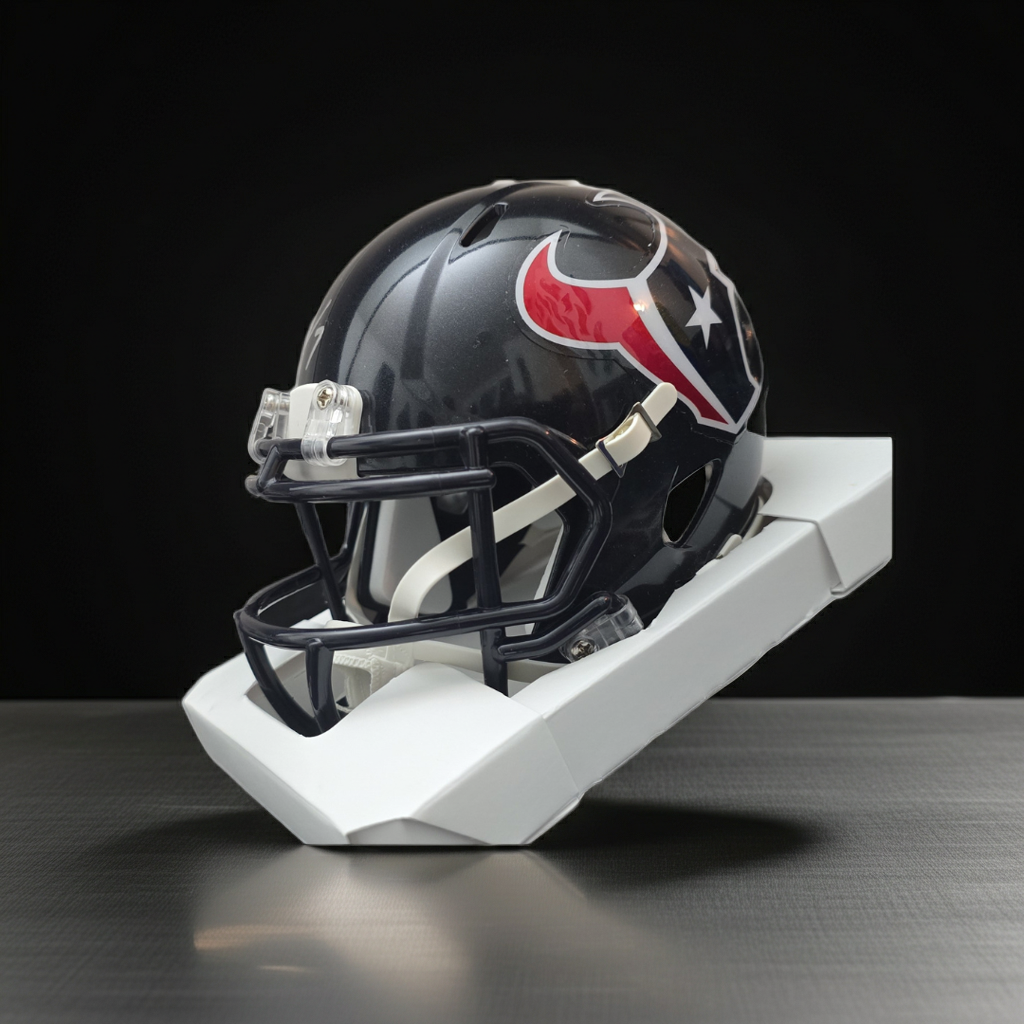 CJ Stroud of the Houston Texans signed mini football helmet With COA