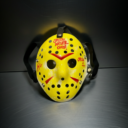 Ari Lehman JASON Friday the 13th Autographed & Inscribed Mask