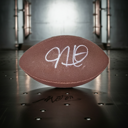 Jalen Hurts Philadelphia Eagles Autographed Football With Heritage Coa