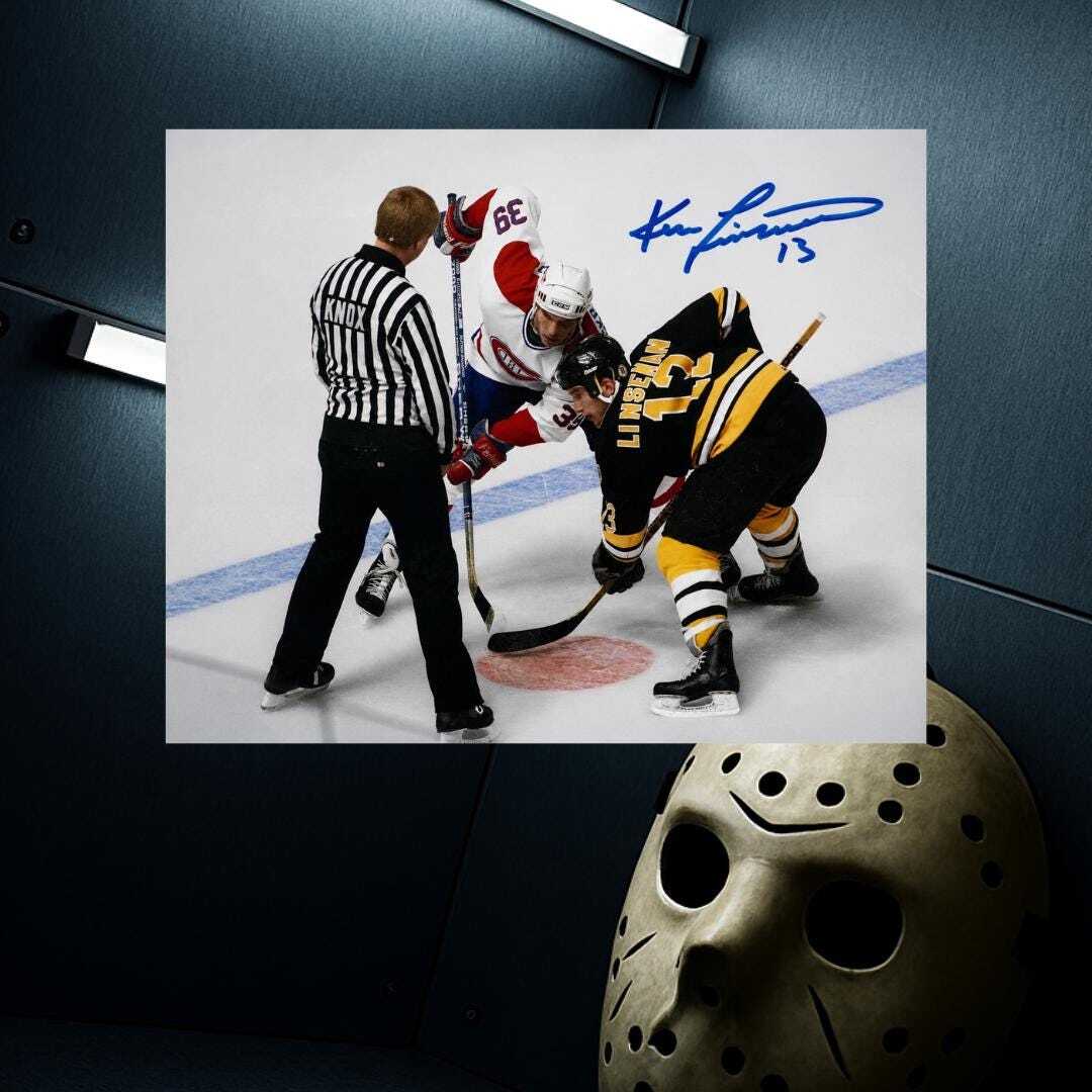 Ken Linseman Boston Bruins Signed Photo Reprint – 8x10 Art Print
