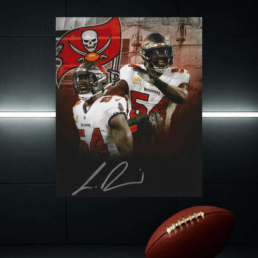 Lavonte David Tampa Bay Buccaneers Signed Photo Print Autograph Wall Art