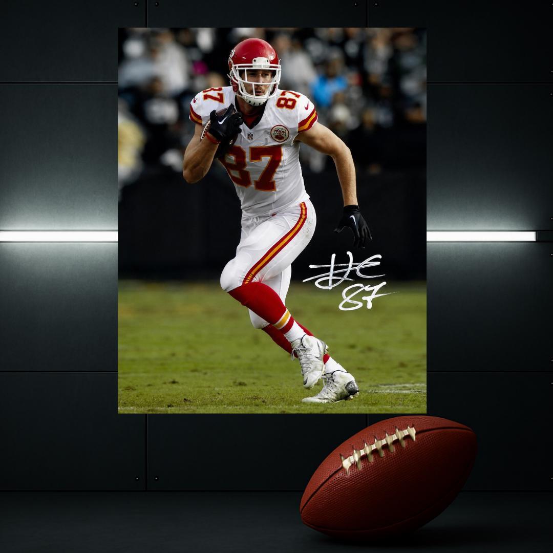 Travis Kelce Signed Photo Print Autograph Wall Art #3