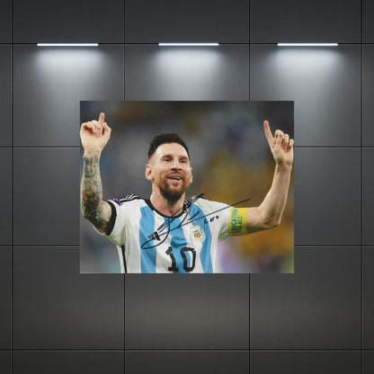 Lionel Messi signature-style photo reprint – 8x10 Art Print #4