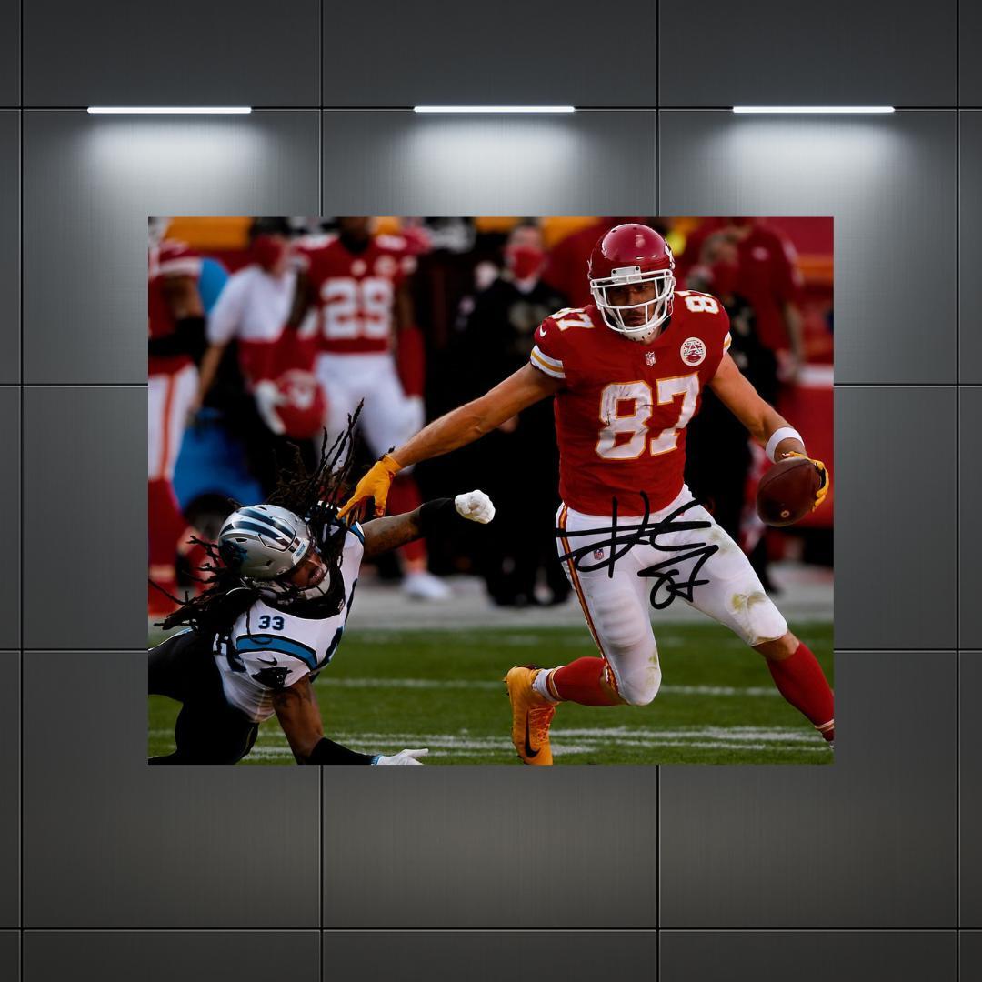 Travis Kelce Signed Photo Print Autograph Wall Art #3