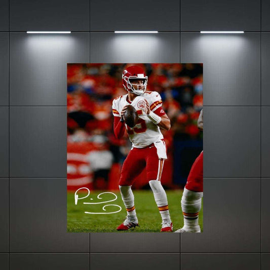 Patrick Mahomes Kansas City Chiefs Signed Photo Print Autograph Wall Art #3