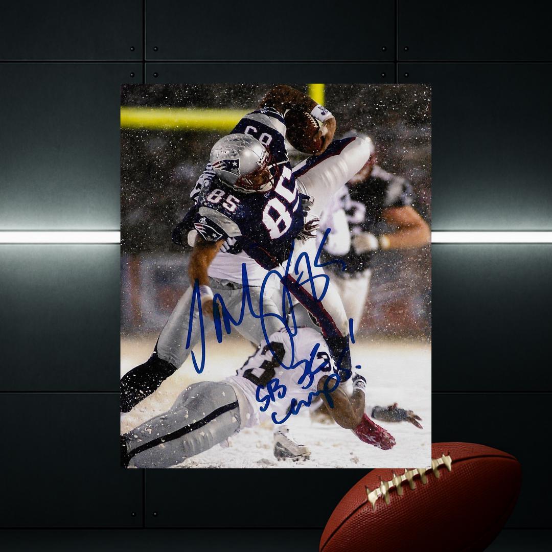 Jermaine Wiggins New Englands Patriots Signed Photo Print Autograph Wall Art