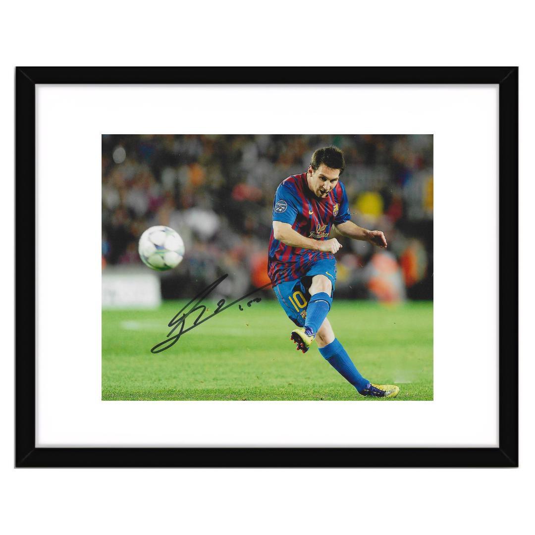 Lionel Messi 7 Signed Photo Print Autograph Wall Art