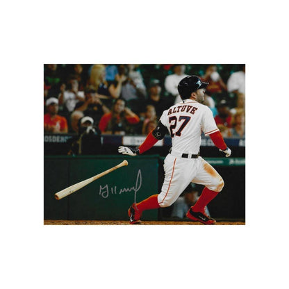Jose Altuve Houston Astros printed signature-style 8x10 photo art reprint design 1, product image 2 of 3; not hand-autographed