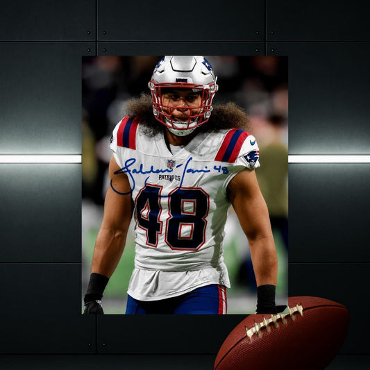 Jehlani Tavai New England Patriots Signed Photo Print Autograph Wall Art
