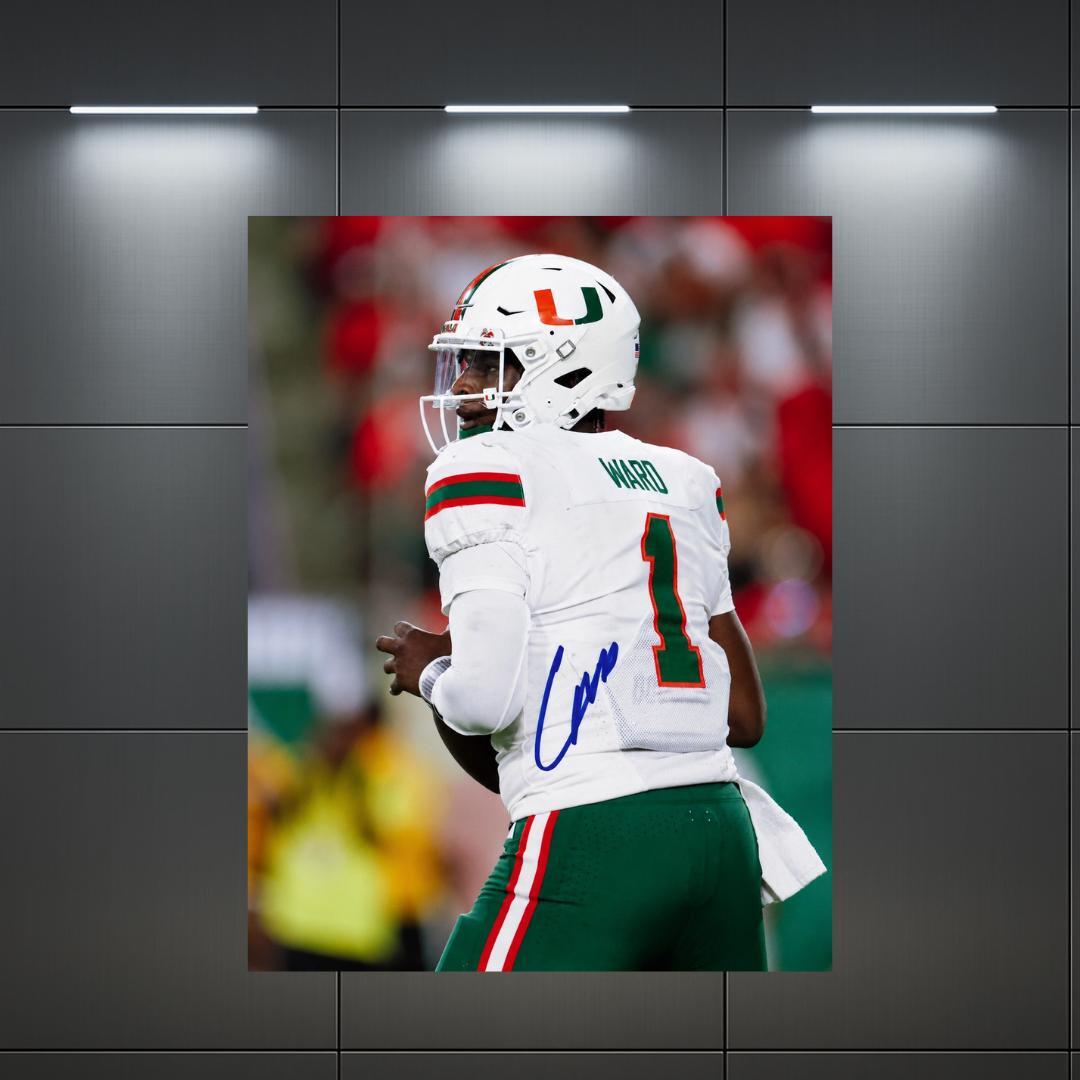 Cam Ward University of Miami Signed Photo Print Autograph Wall Art