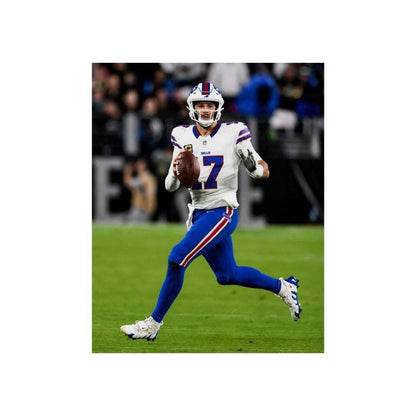 Josh Allen Buffalo Bills printed signature-style 8x10 photo art reprint design 1, product image 2 of 3; not hand-autographed