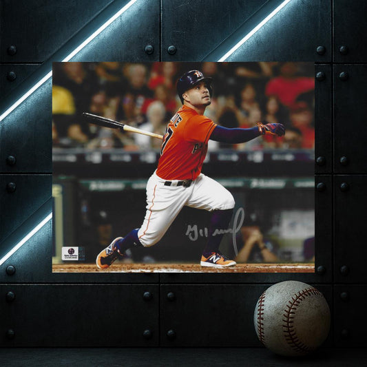 Jose Altuve Houston Astros Signed Photo Print Autograph Wall Art