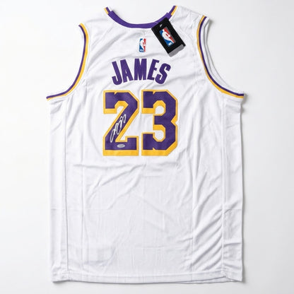 LeBron James Los Angeles Lakers #23 signed basketball jersey product photo