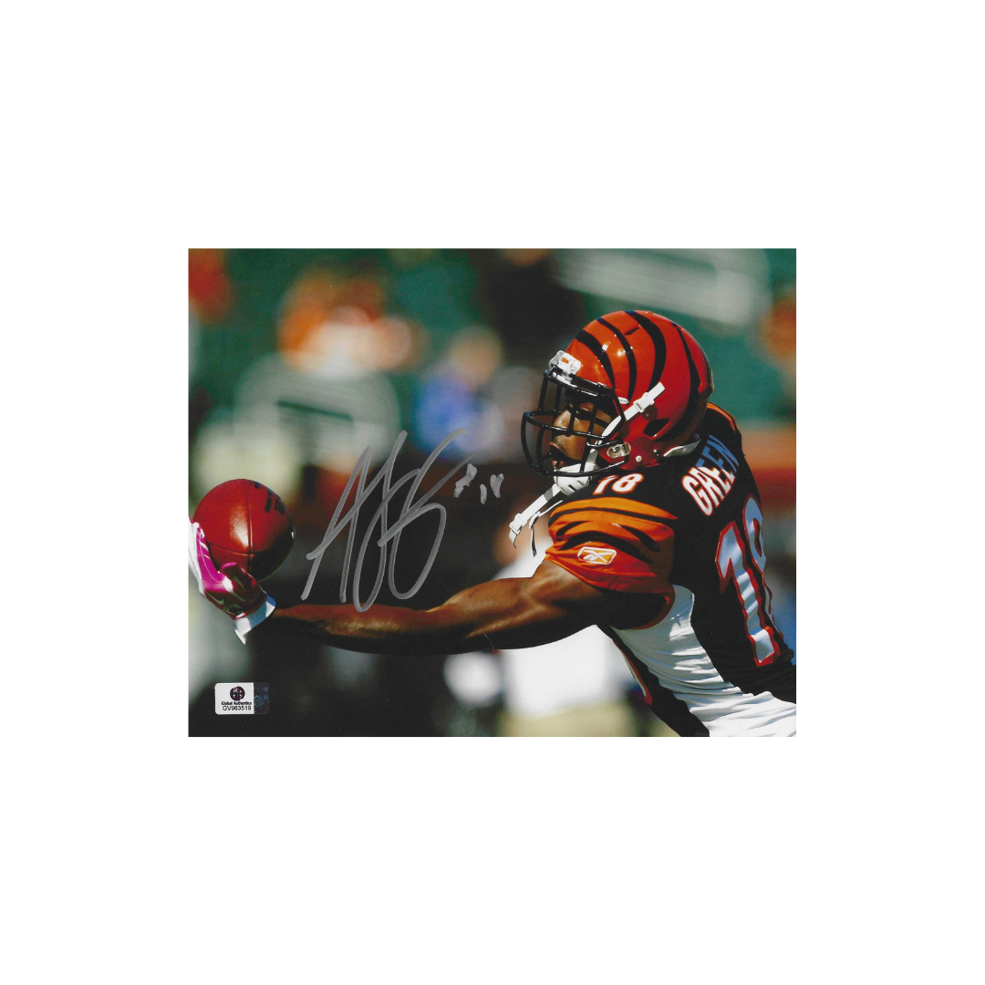 A.J. Green Cincinnati Bengals Autographed 8x10 Photo coa W/Frame - Fan Freaks