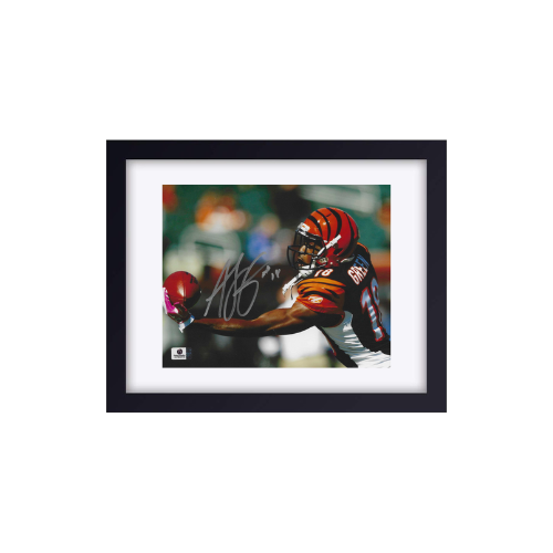 A.J. Green Cincinnati Bengals Autographed 8x10 Photo coa W/Frame - Fan Freaks