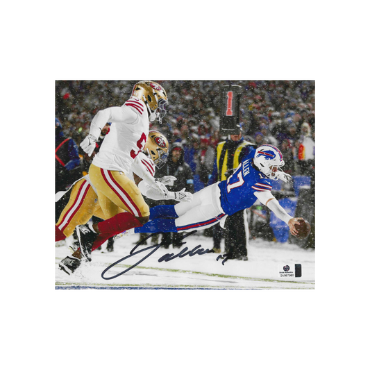 Josh Allen Buffalo Bills Autographed 8x10 Art Print