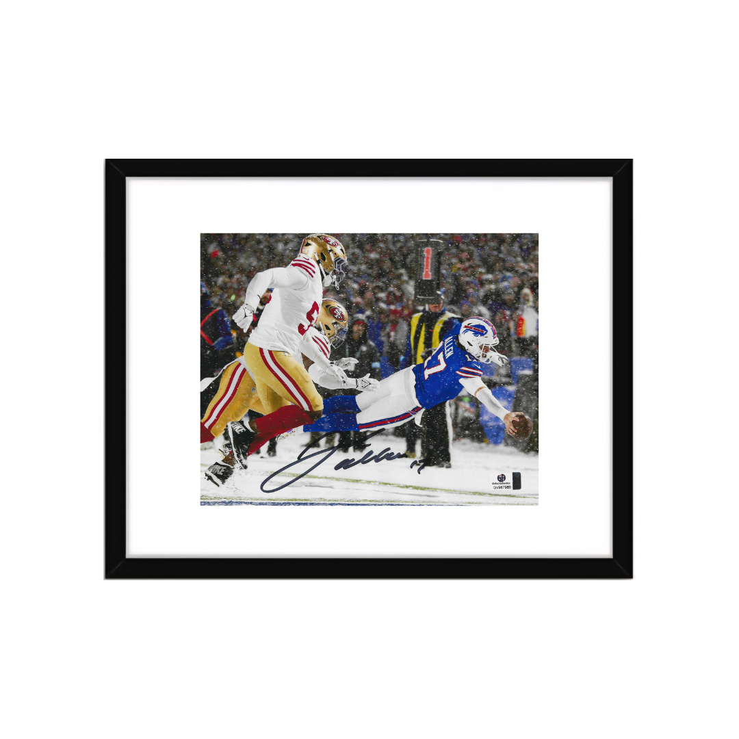 Josh Allen Buffalo Bills Autographed 8x10 Art Print