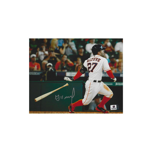 Autographed Jose Altuve Houston Astros 8x10 Photo coa