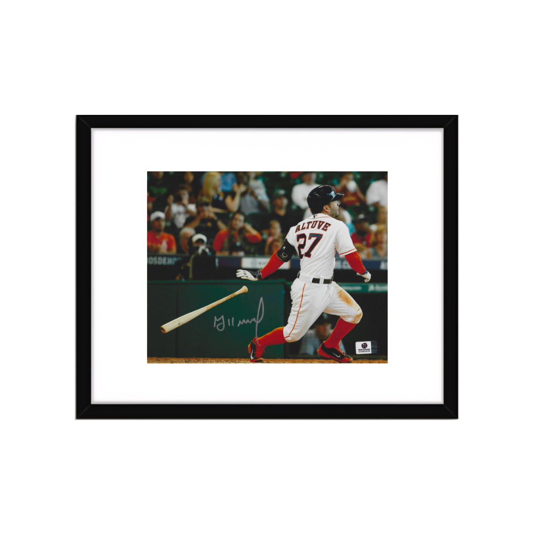 Autographed Jose Altuve Houston Astros 8x10 Art Print