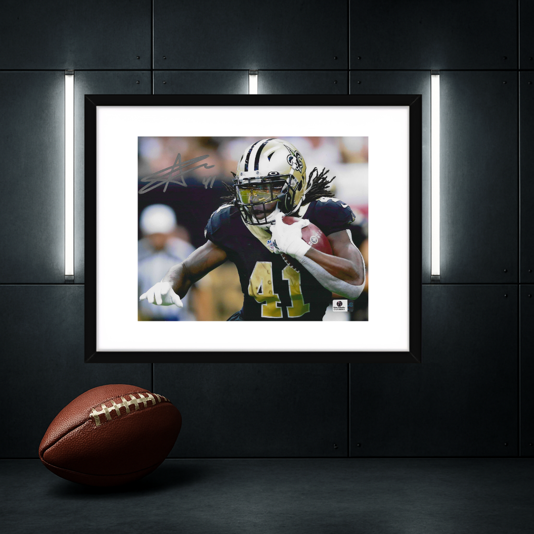 Alvin Kamara New Orleans Saints Autographed 8x10 Photo coa W/Frame