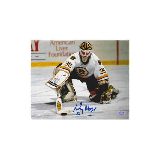 Andy Moog Boston Bruins Autographed 8x10 Photo With COA - Fan Freaks
