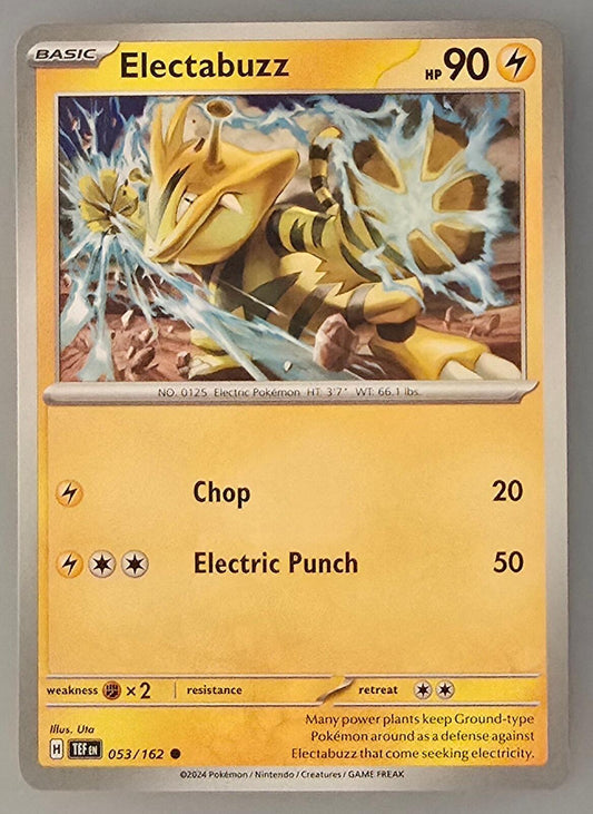 Electabuzz #053/162 Pokémon card from Temporal Forces