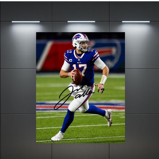 Josh Allen Buffalo Bills Signed Photo Print Autograph Wall Art #1