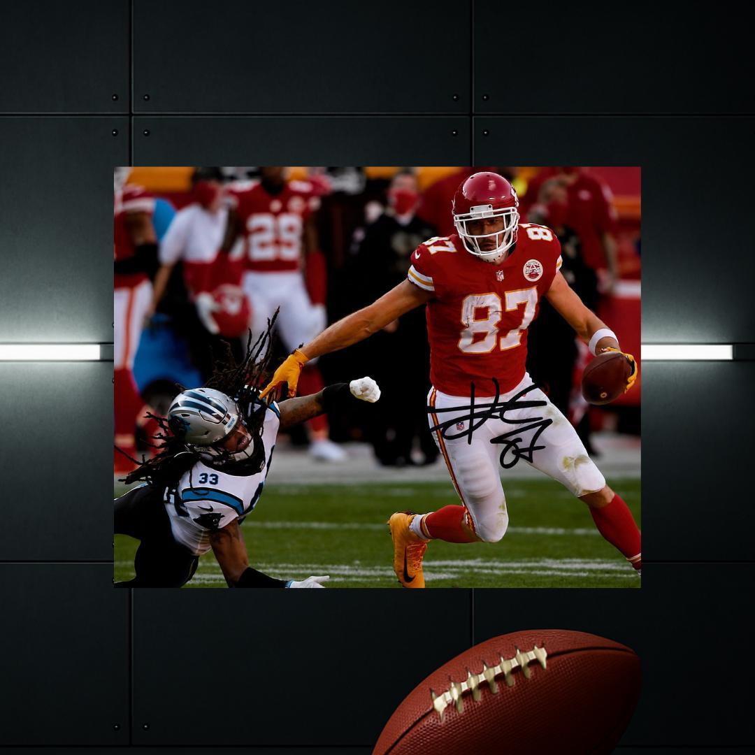 Travis Kelce Signed Photo Print Autograph Wall Art #3