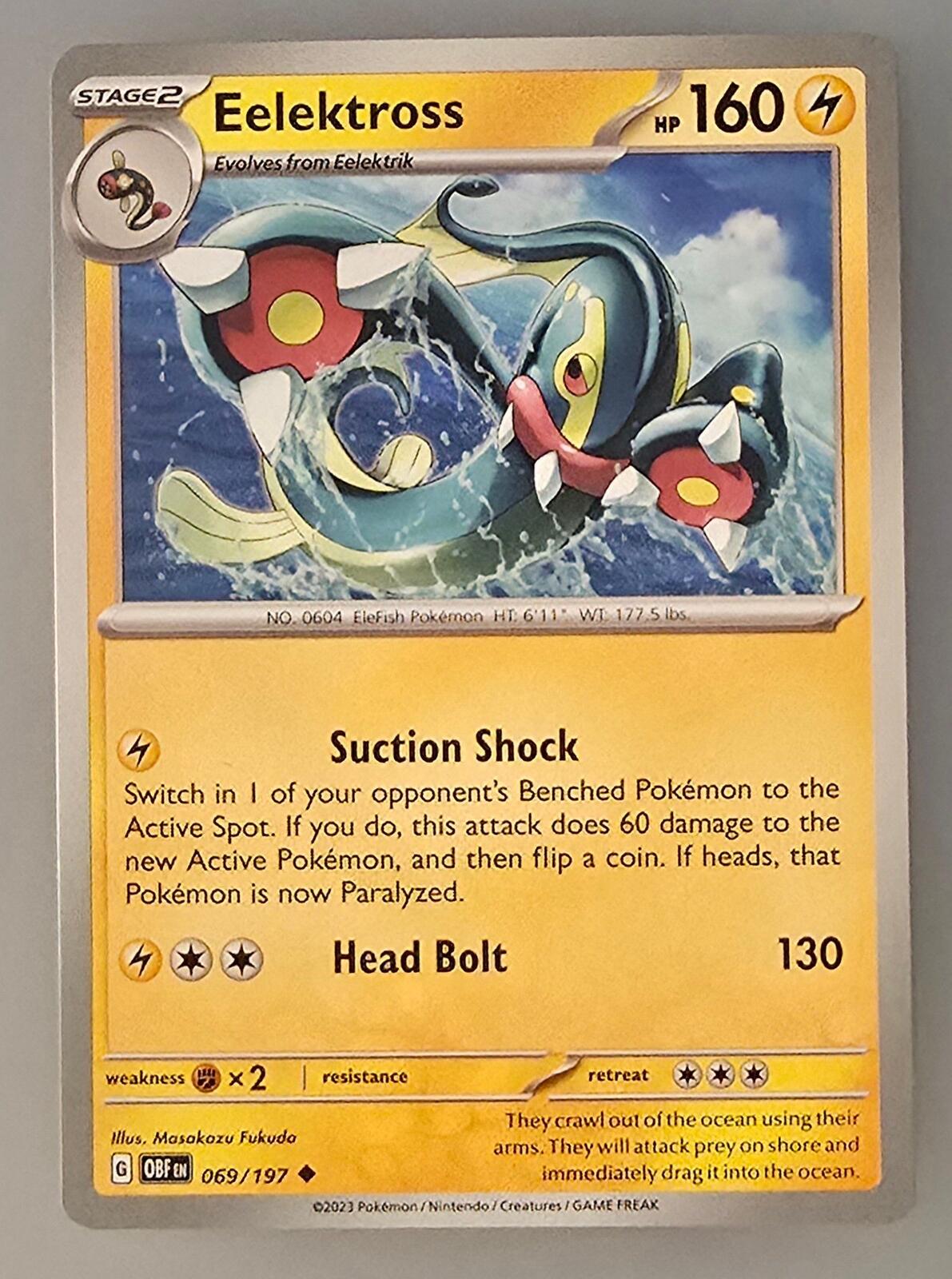 Eelektross card from Obsidian Flames