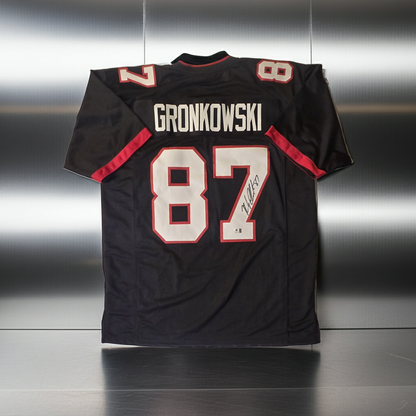 Rob Gronkowski Tampa Bay Buccaneers autographed football jersey with COA