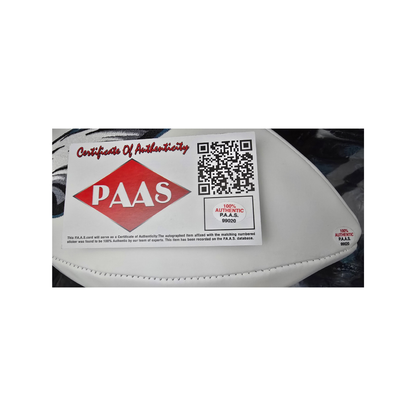 Saquon Barkley Philadelphia Eagles signed full-size football with COA, listing detail