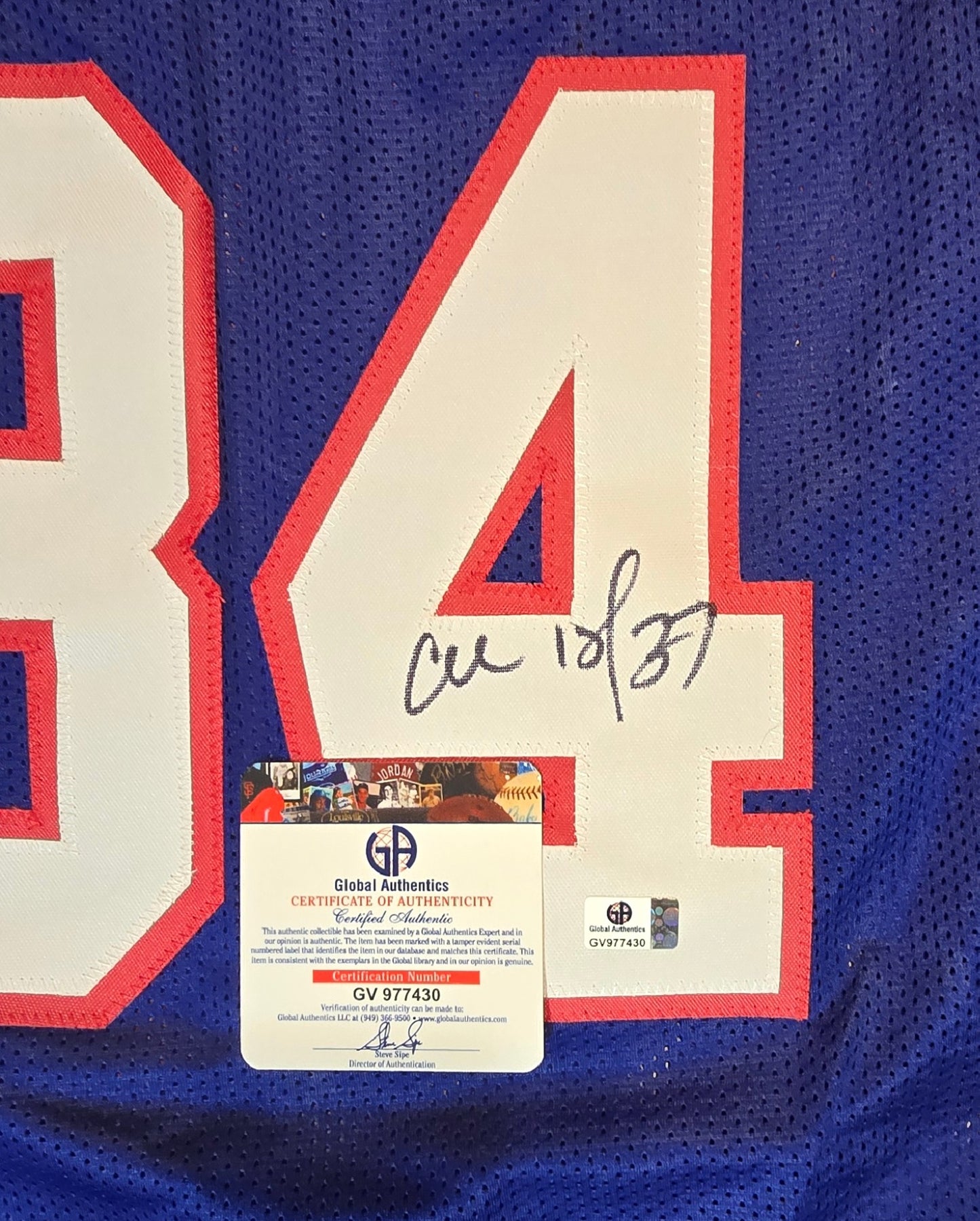Charles Barkley Philadelphia 76ers Autographed Basketball Jersey coa