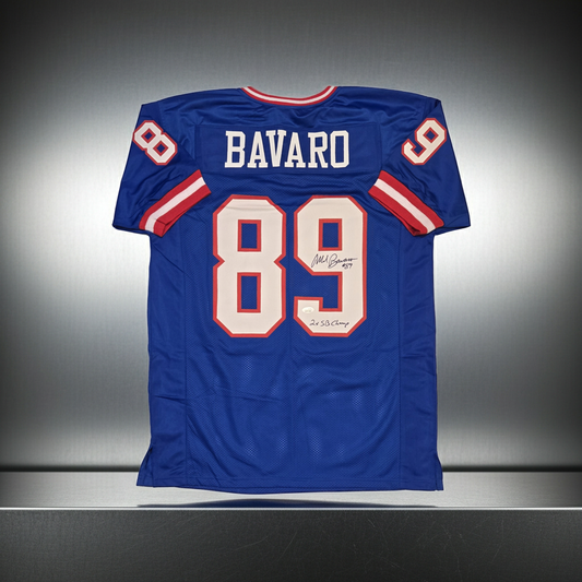 Mark Bavaro New York Giants Autographed & Inscribed Jersey JSA W coa
