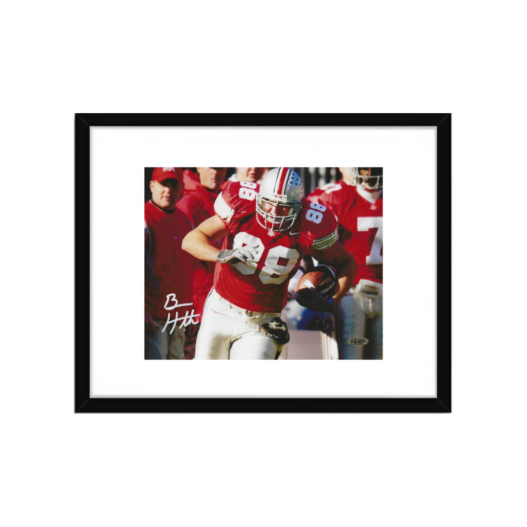 BEN HARTSOCK AUTOGRAPHED 8X10 PHOTO OHIO STATE WITH COA W/Frame - Fan Freaks